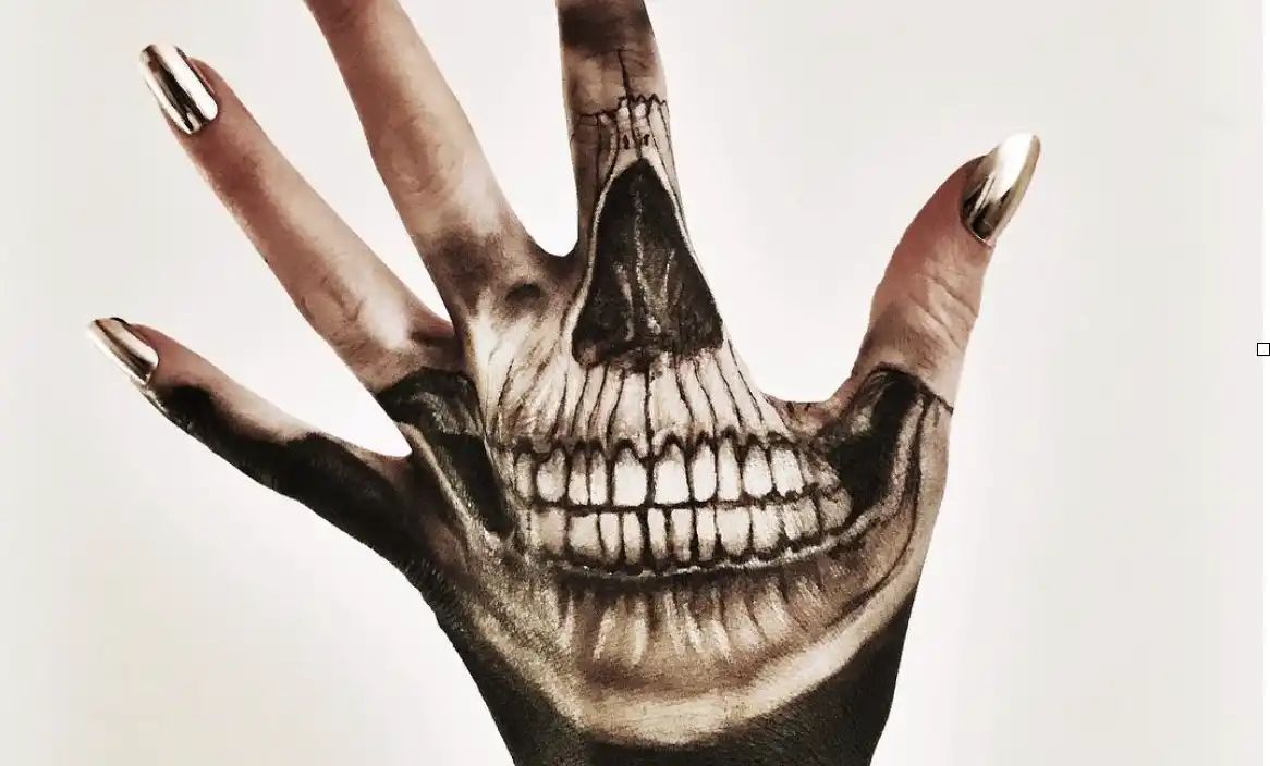 Skull Hand Tattoos
